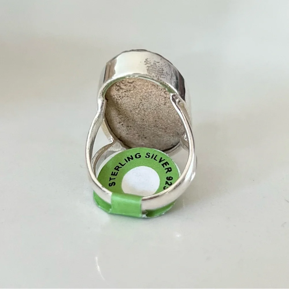 Sterling Silver German Dendritic Opal - Picture 5 of 5